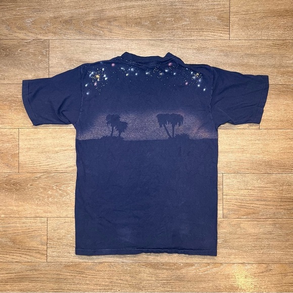 Navy Graphic T-Shirt with Rocket Design - Picture 3 of 3